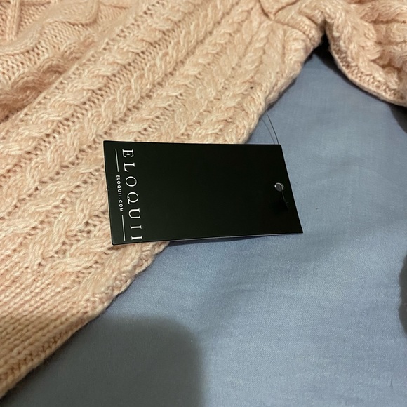 Eloquii Crop Ruffled 18/20W Sweater - Picture 3 of 3